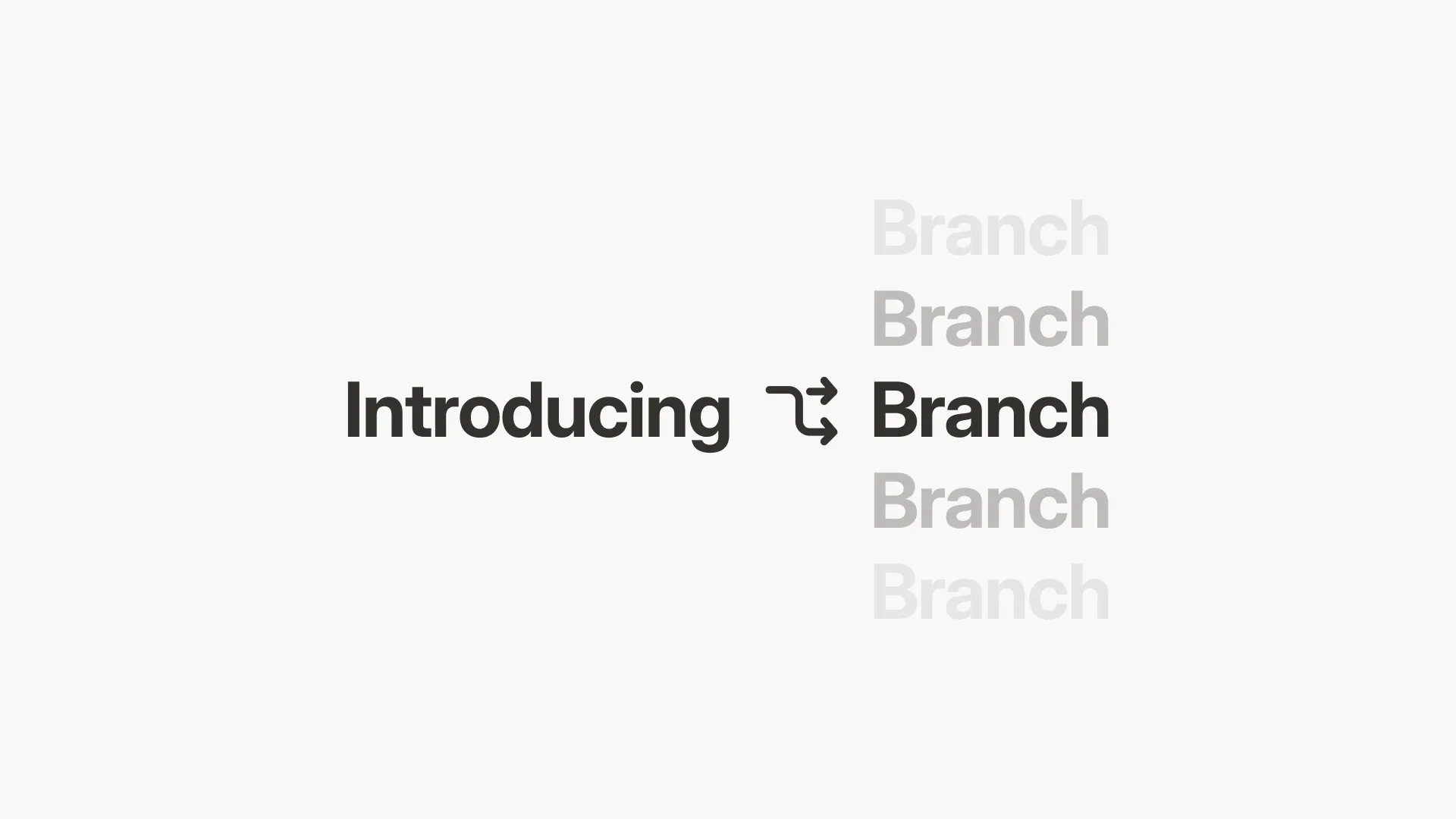 Branch 소개: 하나의 컨텍스트, 여러 병렬 방향