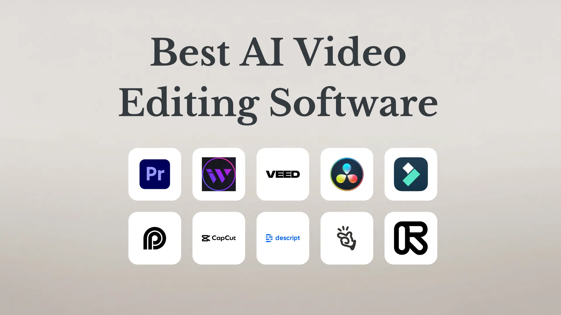 2026년 최고의 AI 비디오 편집 소프트웨어 10선